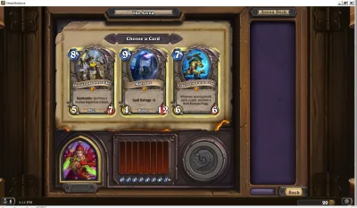 Wiadrodziej - pierwszy karta i taki wybór ( ͡º ͜ʖ͡º) Shredder? 
#hearthstonearena