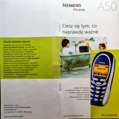 gonera - #codziennienowydumbphone nr 46: Siemens A50, 2002r.

"Mały, stylowy", "W s...