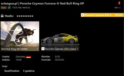 ACLeague - DOBRA CHCIELIŚCIE TO MACIE (⌐ ͡■ ͜ʖ ͡■)

Porsche Cayman GT4 Clubsport FU...