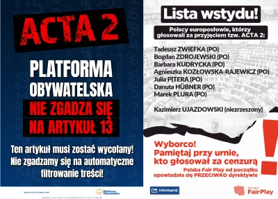 Tumurochir - Dobrze, że mamy silną opozycję.
A nie #!$%@?, czekaj...

#ACTA2 #inte...