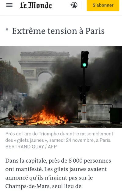 Ba_Mistrzunio - Nie znam francuskiego, ale to chyba taka ekologiczna akcja spalania ś...