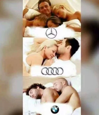 pathykchr - (͡° ͜ʖ ͡°)

#humorobrazkowy #motoryzacja #mercedes #audi #bmw 

*mem nie ...