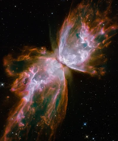 C.....z - Wszechświat taki piękny. teleskop Hubble'a motzno. 
 Mgławica NGC 6302
#k...