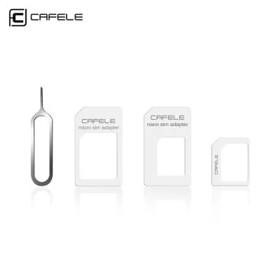 Prozdrowotny - CAFELE 4 in 1 SIM Card Adapter Micro + Double Nano + Needle 

 $0.10...