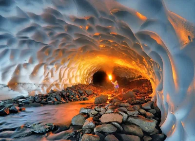 nawon - #tunel #jaskinia #kamczatka #rosja #ciekawostki