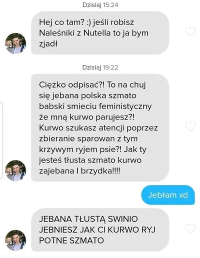 Mesmerised - Patrzcie, typowy wykopek z tagu #przegryw xD

#tinder #podrywajzwykope...