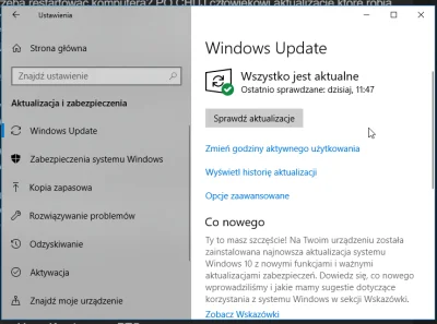 c.....u - Jeśli nigdy nie miałeś/aś większych problemów z aktualizacjami Windy- Plusu...