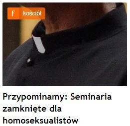 saakaszi - > Przypominamy seminaria zamknięte dla homoseksualistów.
Otwarte dla pedo...