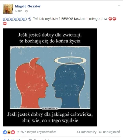 A.....t - Co ta Magda Gessler xDDD

#besos #magdagessler #facebookcontent #heheszki