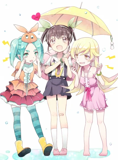 oaml - #randomanimeshit #loli #monogatari #yotsugiononoki #mayoihachikuji #shinobu #s...