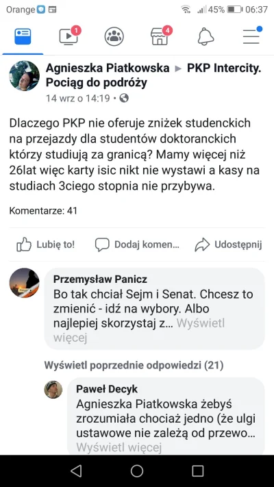 Ejdolf - Jak dla mnie absurd i wstyd że 30latka ze studiów 3 stopnia z Angli upomina ...