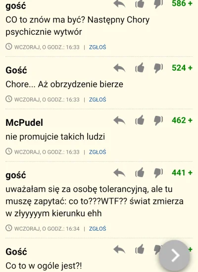 S.....k - komentarze pod tym artykułem to pieprzone złoto xD

https://www.pudelek.pl/...