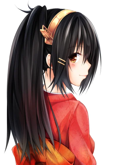 l.....f - #randomanimeshit #kancolle #kantaicollection #haruna #kimono #pixiv #