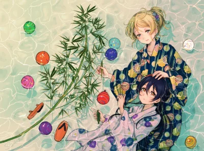 kedzior1916 - #randomanimeshit #lovelive #eliayase #umisonoda #kimono #sylwesterzrand...