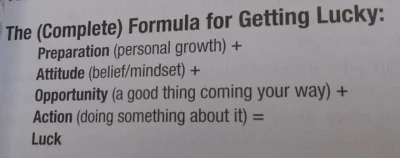 fenix7557 - @thus: Ad punkt 2 "Luck is when an occasion meets a preparation." - skoja...