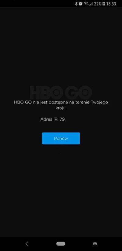 DeJk_SEBa - U was też nie działa HBO GO? Orange FTTH, PLAY LTE, Plus LTE. #hbogo