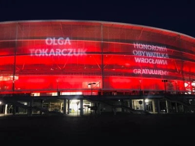 dudi-dudi - #wroclaw #nobel #olgatokarczuk #stadiony