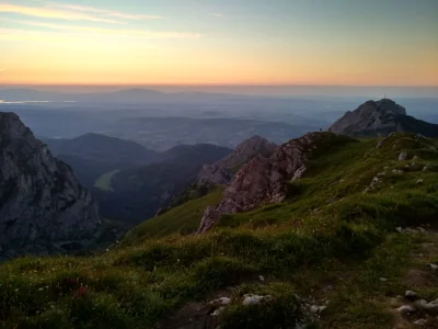 jakub-zieba - Dzisiejszy zachód slanca w Tatrach, pierwszy raz schodziłem z latarką, ...