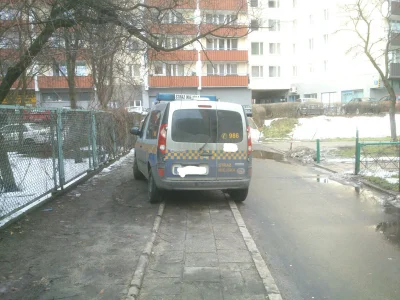 kozaqwawa - pozdrowienia dla "eko patrolu" z #warszawa #strazmiejska :) to rozjezdzon...