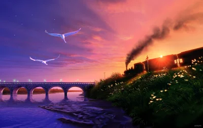 Azur88 - #randomanimeshit #originalcontent #kagaya #evening #sunset #train 

Pacifi...