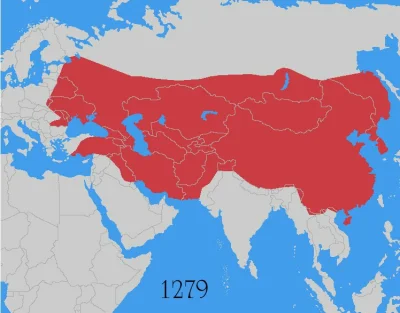 S.....5 - Imperium mongolskie u szczytu potęgi. #mongolia #historia #ciekawostki #cie...