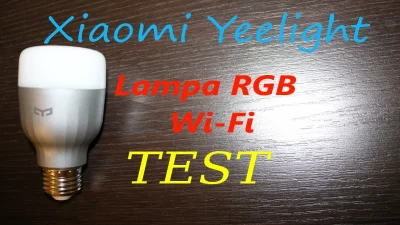 telchina - Recenzja inteligentnej Lampki Xiaomi Yeelight RGB E27
➡Cena: 18:99 $ 64 z...