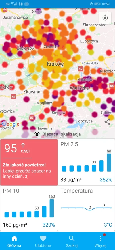 Esseker352 - #smog #krakow #powietrze

I niech ktoś powie że zakaz palenia nie daje e...