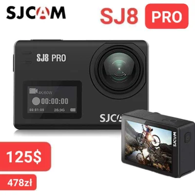 sebekss - Tylko 125$ [478zł] za świetną kamerę SJCAM SJ8 PRO 4K 60fps❗
Świetne param...