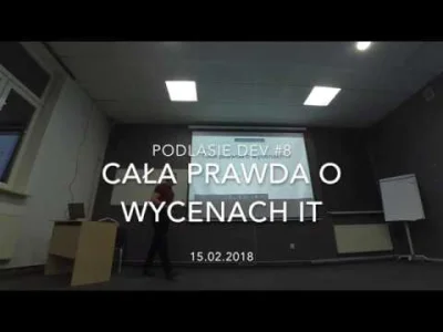 karolwojciszko - @karolwojciszko: Załączam link do swojej prelekcji na temat wycen pr...