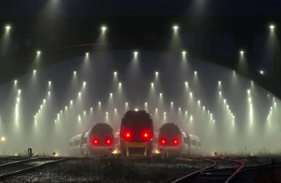 Mesk - Stacja kolejowa w Danii #fotografia #pociagi #pociagiboners #kolej #creepy #sc...