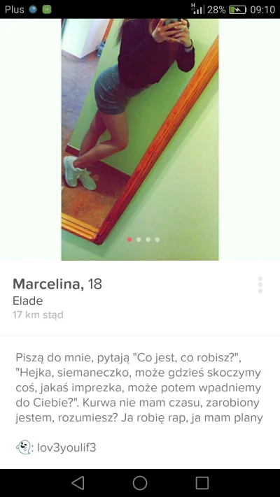 Narmol - #tinder Zrozumcie to Laski są zarobione i nie mają czasu na spotkania !!