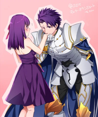 Pas-ze-mna-owce - Dama odnalazła swojego rycerza
#sakuramatou #lancelot #fate #fates...