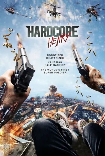 Montago - Dziś pierwszy raz leci w tv naziemnej film 
" Hardcore Henry ". 

Totaln...