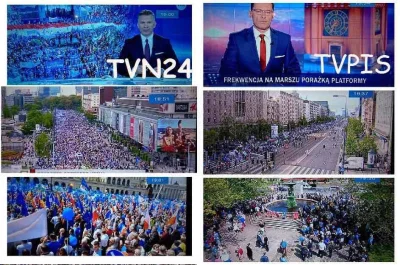 grubson234567 - TVN24, Polsat vs TVPiS. 
"Cała prawda całą dobę" vs "propaganda #!$%...