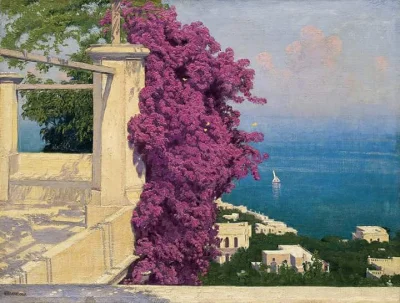arsaya - Edward Okuń, Bugenwilla, Capri, 1938
#malarstwo #sztuka #obrazy