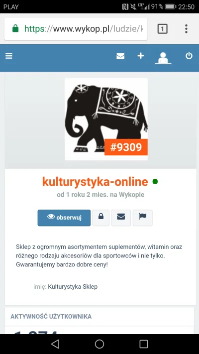 AgentTomek54 - @kulturystyka-online: xD jak to jaki sklep? Ten, który prowadzisz. Te ...