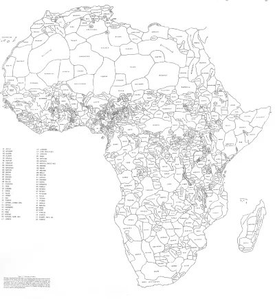 Gloszsali - Tak wyglądałaby Afryka, gdyby granice państw pokrywały się z granicami pl...