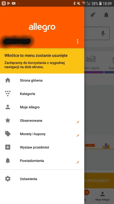 wiewiorpl - Apkę też postanowili popsuć. Po co mieć wygodne rozwijane menu? Lepiej zm...