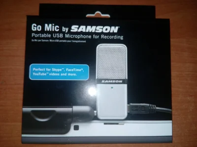 perfidnyplan - Sprzedam nowy mikrofon pojemnościowy Samson Go Mic. Gwarancja 2 lata z...
