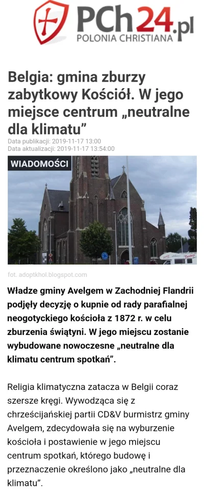 saakaszi - W końcu powstanie coś dla wszystkich, brawo Belgia! ( ͡° ͜ʖ ͡°)
 Kościół w...