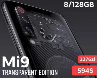 sebekss - No i jest ( ͡° ͜ʖ ͡°) Xiaomi Mi 9 Transparent Edition 8/128GB❗
Niesamowity...