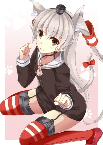 l.....f - #randomanimeshit #kancolle #kantaicollection #amatsukaze #kemonomimi #nekom...