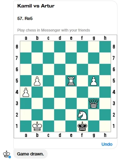 kWeb24 - Wytłumaczy mi ktoś dlaczego Fb uznał, że wynik tej gry to remis? #szachy #ki...