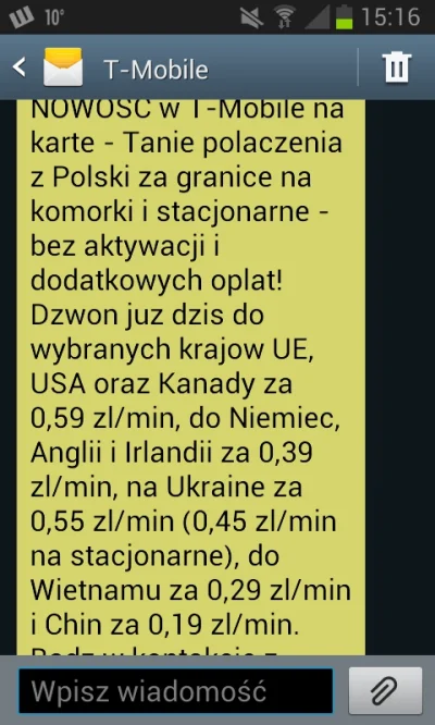 polik95 - Będę mógł do kitajców dzwonić. Do Chin taniej niż do Polski xD

#tmobile #a...