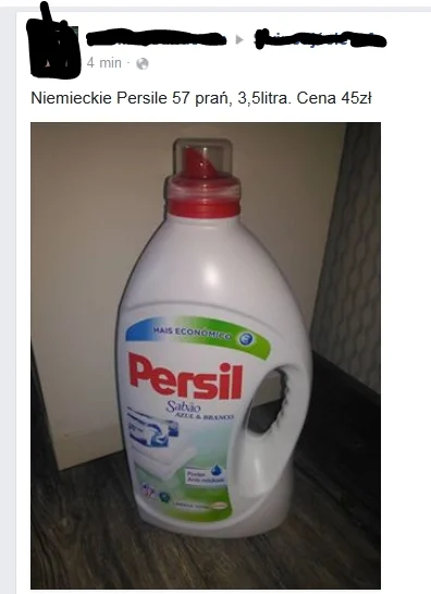 forvel - No tak NIEMIECKI PERSIL, NIE POLSKI ALE NIEMIECKI PERSIL, LEPSZY! TEN POLSKI...