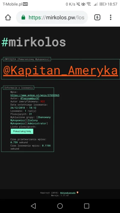 Topinambur97 - @Kapitan_Ameryka gratuluję ( ͡º ͜ʖ͡º)