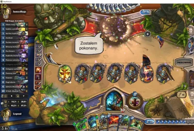 vartan - Któraś gra z kolei z tym finisherem. A w zapasie Yogg i N'Zoth.
W 1 turze w...