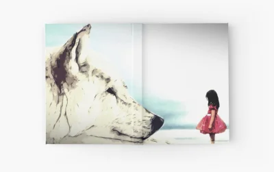 lebele - 6/100 okładka 
Dziewczynka z wilkiem 

#art #rysujzwykopem #grafika #grafika...