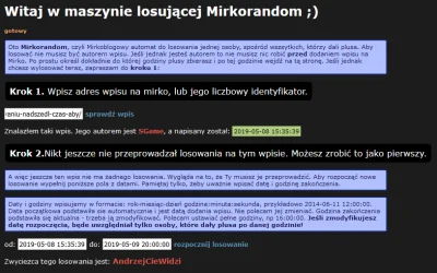 SGame - Zwycięzcą rozdajo zostaje @AndrzejCieWidzi !
Gratuluję wygranej i proszę o k...