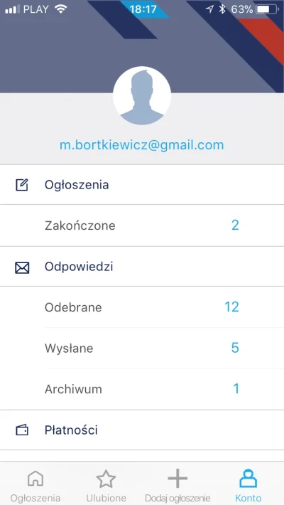 ziurek - Wtf, wchodzę w aplikację otomoto iOS, klikam na "Moje konto" i pokazuje mi s...